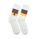 DEB - Socken in Weiß - mit schwarzem Spieler - Gr. 36-40