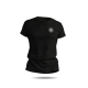 DEB - T-Shirt - basic - schwarz - Logo - Gr: XS