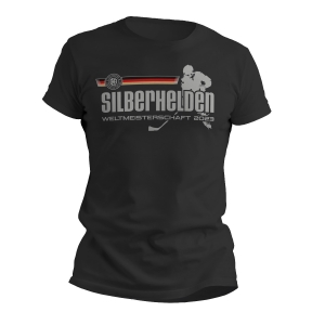 DEB - T-Shirt - schwarz - Silberhelden 2023