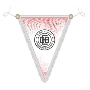 DEB - Fan Wimpel - Logo weiß
